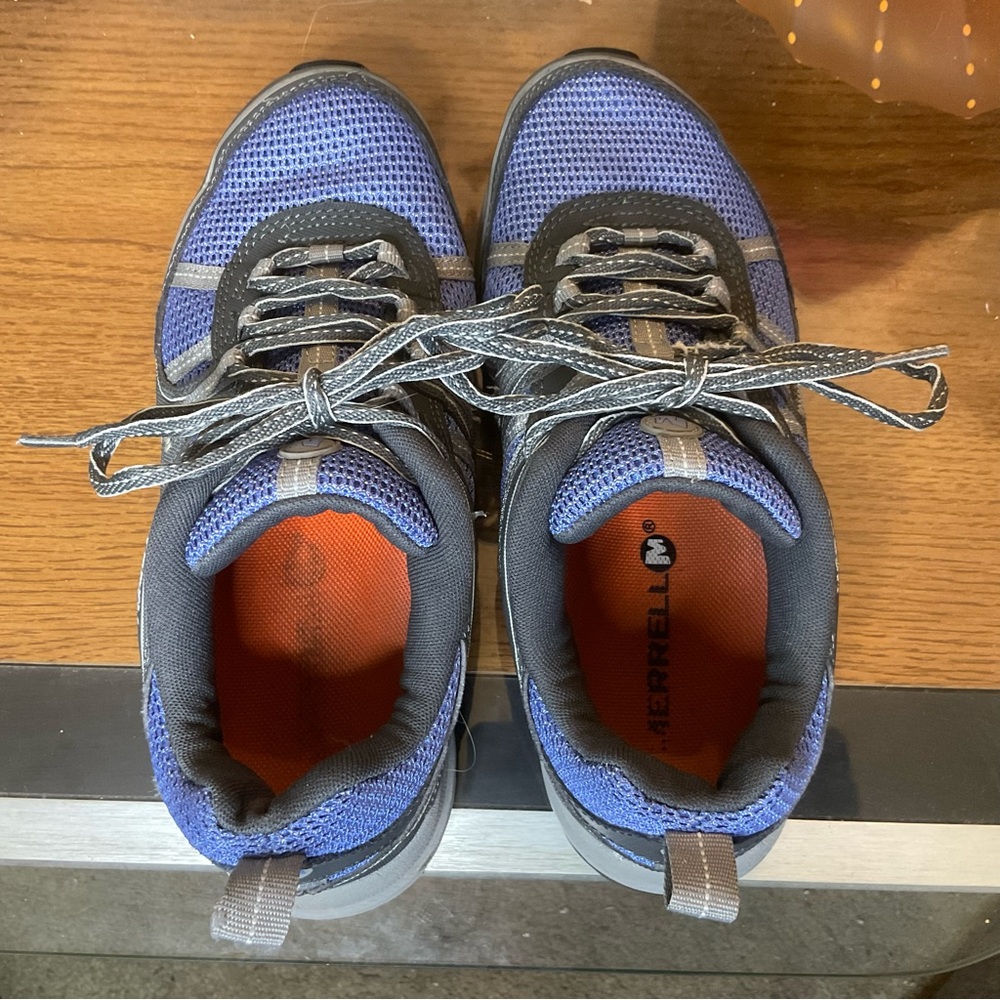 MERRELL WOMENS TRAIL HACE HIKING SNEAKERS 7.5 - Picture 5 of 7